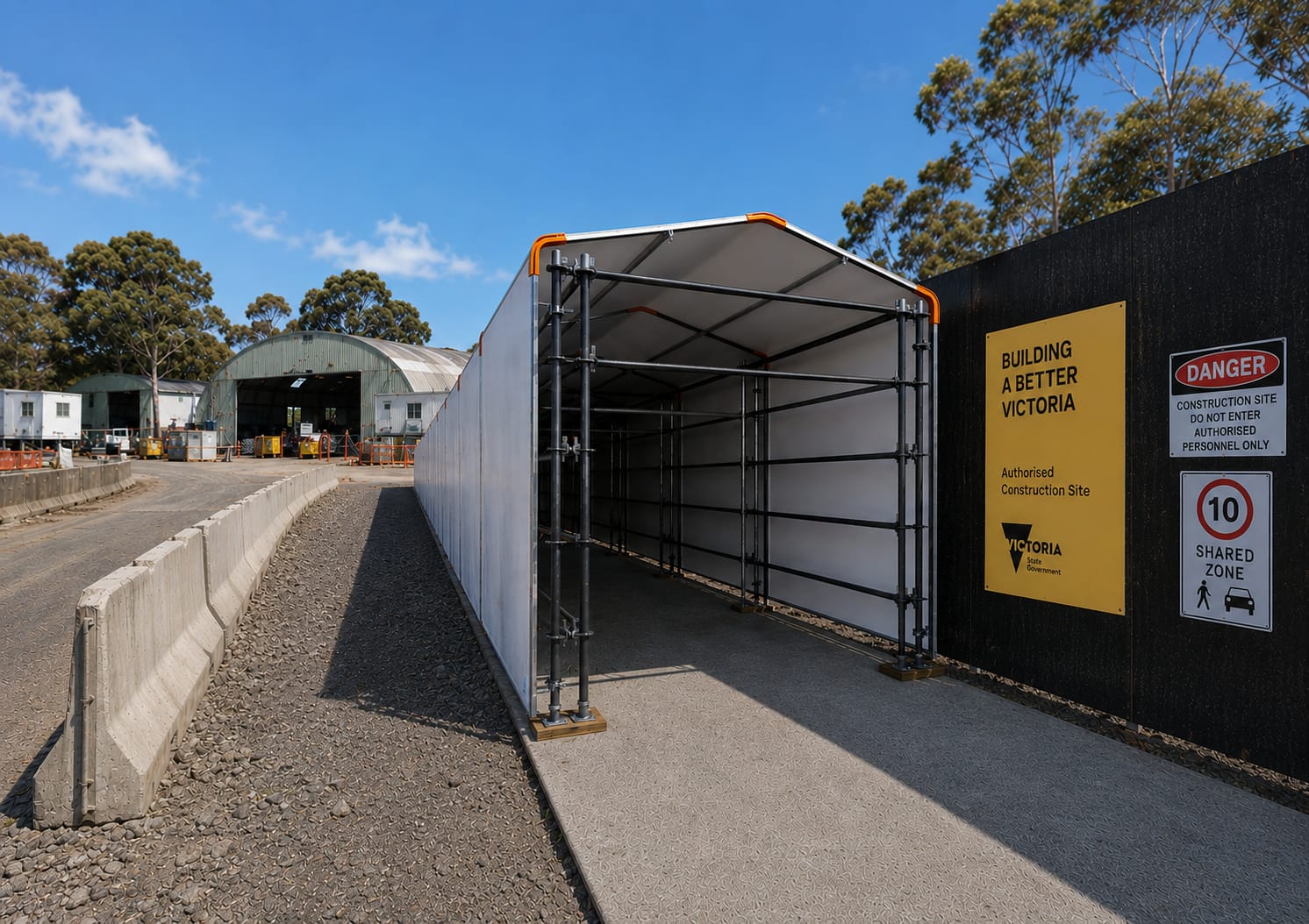 RainGuard weatherproof walkway